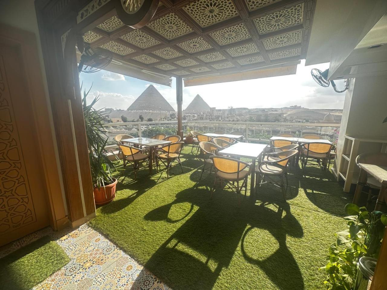 Doudou Pyramids View Hotel Kafret el-Gabal Dış mekan fotoğraf